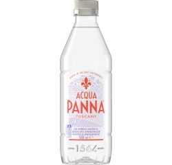 Acqua Panna mineraalwater, niet bruisend, fles van 50 cl, pak van 24 stuks