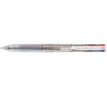Pilot Super Grip G-4 Kugelschreiber 4 Farben, mittel, 4 klassische Tintenfarben, transparenter Körper