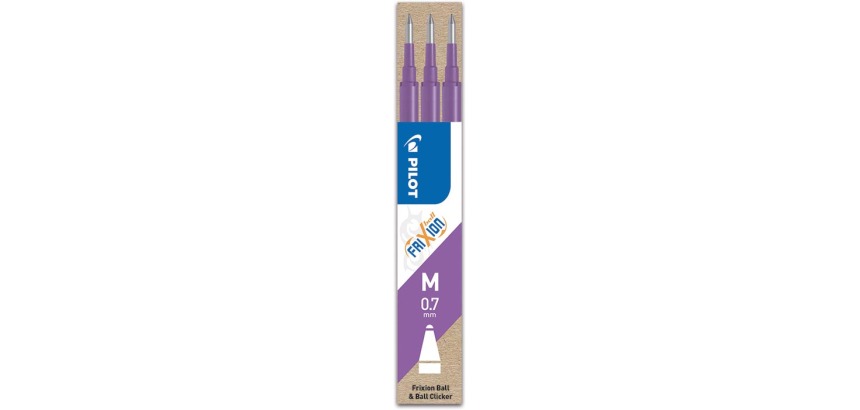 Nachfüllmine PILOT FriXion Medium violett 3 Stück