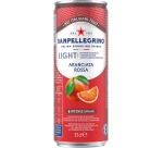San Pellegrino limonade Aranciata Rossa light, canette mince de 33 cl, paquet de 6 pièces