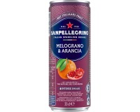 San Pellegrino limonade Melograno & Arancia, canette mince de 33 cl, paquet de 6 pièces