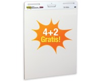 Meeting chart Post-it 559 Super Sticky 63,5x76,2cm blanc 4+2 gratuits