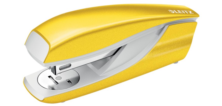 Leitz NeXXt WOW 5502 stapler, yellow, in blister pack