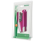 Leitz NeXXt WOW 5502 agrafeuse, rose métallisé, sous blister