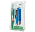 Leitz NeXXt WOW 5502 agrafeuse, bleu métallisé, sous blister