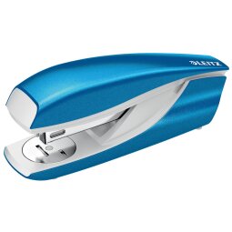 Leitz NeXXt WOW 5502 nietmachine, blauw metallic, op blister