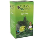 Puro Bio thé Earl Grey, du commerce équitable, paquet de 25 sachets