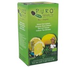 Puro Bio thé Citron, thé vert, du commerce équitable, paquet de 25 sachets