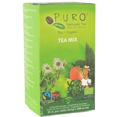 Puro Bio thé Mix, du commerce équitable, paquet de 25 sachets