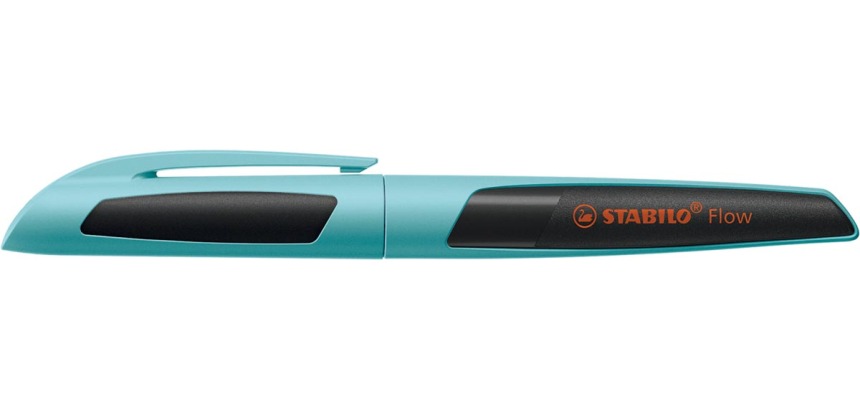 STABILO Flow SPORTY stylo plume, blue (noir et bleu)