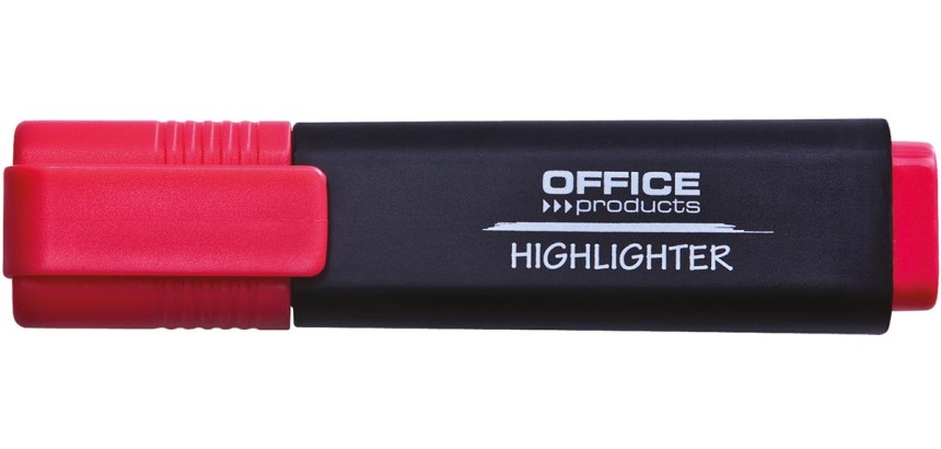 OFFICE products highlighter, 1 - 5 mm, red