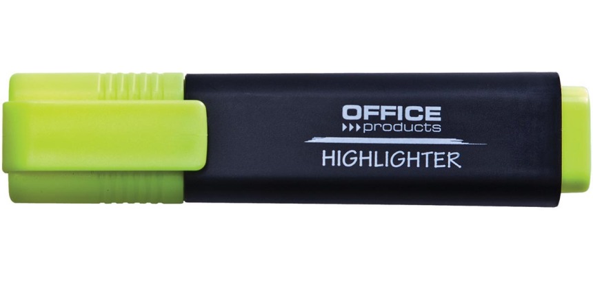 OFFICE products highlighter, 1 - 5 mm, yellow