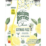 Maison Perrier mocktail Citrus Fizz, citron et herbes, cannette de 25 cl, paquet de 4 pièces