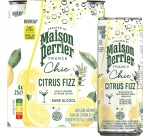 Maison Perrier mocktail Citrus Fizz, citron et herbes, cannette de 25 cl, paquet de 4 pièces