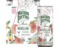 Maison Perrier mocktail Roséllini, pêche, cannette de 25 cl, paquet de 4 pièces