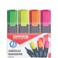 OFFICE products surligneur, set de 4 pièces, assorti