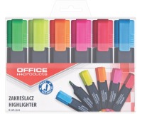 OFFICE products surligneur, 1-5 mm, couleurs assorties, étui de 6 pièces