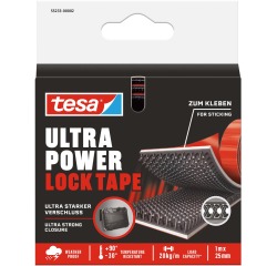Bande auto-agrippante tesa Ultra Power Lock 100cmx25mm noir