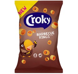 Croky rings barbecue, sachet de 75 g