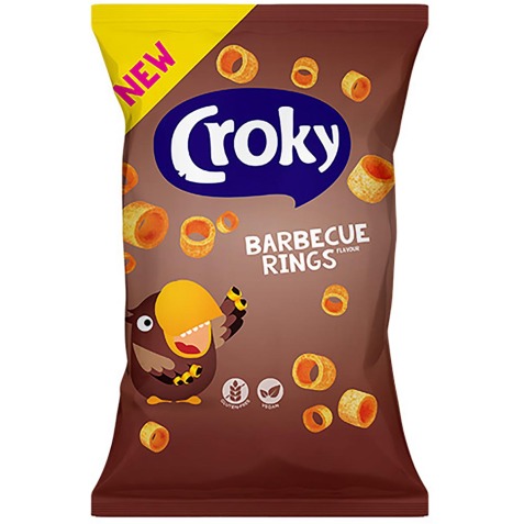 Croky rings barbecue, zakje van 75 g