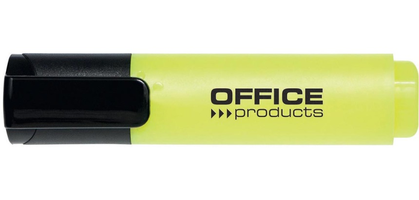 OFFICE products highlighter, 2 - 5 mm, yellow