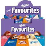 Milka favourites chocolat, boîte de 108 pièces (1 kg)