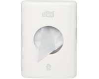 Tork dispenser voor hygiënezakjes, wit, systeem B5