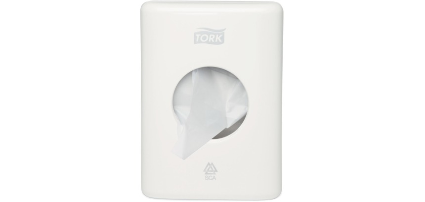 Tork sanitary bag dispenser, white, system B5