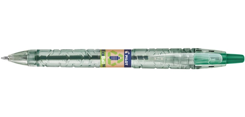 Pilot Ecoball B2P BeGreen stylo bille, large, vert