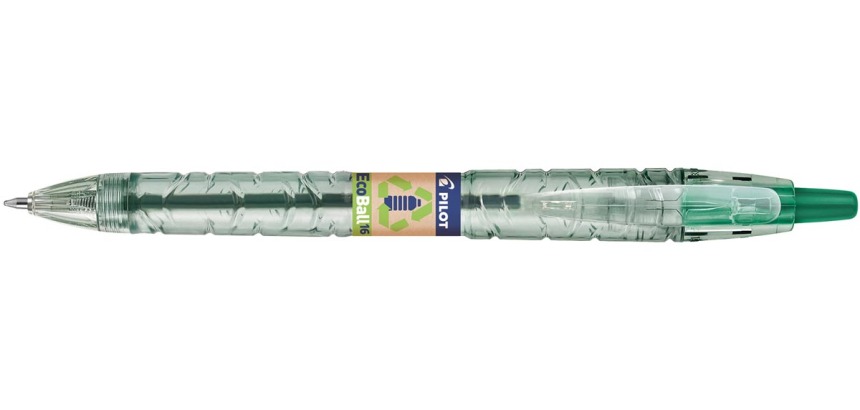 Pilot Ecoball B2P BeGreen stylo bille, large, vert