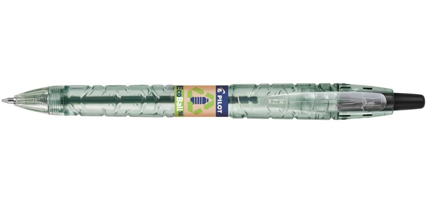 Pilot Ecoball B2P BeGreen stylo bille, large, noir