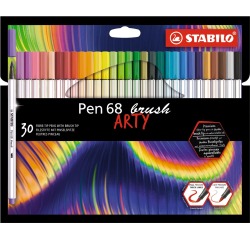 Feutre pinceau STABILO Pen 568 Arty boîte 30 couleurs