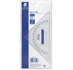 Staedtler geometric set square, 16 cm, with removable handle