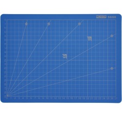 Desq Professionele snijmat, 5-laags, blauw, ft 22 x 30 cm
