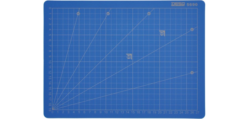 Desq professional cutting mat, 5 layers, size 22 x 30 cm