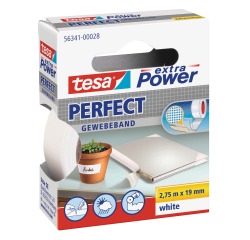 tesa® extra Power Perfect adhesive tape 2.75x19mm white