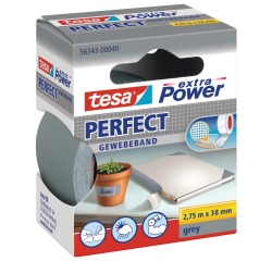 Tesa Extra Power Perfect, ft 38 mm x 2,75 m, gris