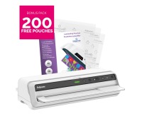 Fellowes lamineermachine Venus voor ft A3 +  Bonus Pack van 200 lamineerhoezen (A4, 80 micron)