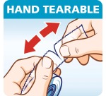 Plakband  tesafilm® 25mx19mm handscheurbaar transparant