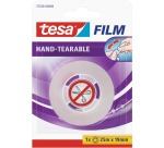 Plakband  tesafilm® 25mx19mm handscheurbaar transparant