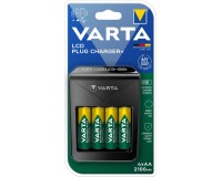 Varta chargeur LCD Plug Charger+, 4 x AA piles inclus, sous blister