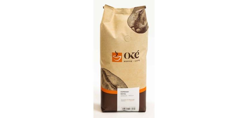 Oké coffee, ground, 1 kg bag, Espresso Royal