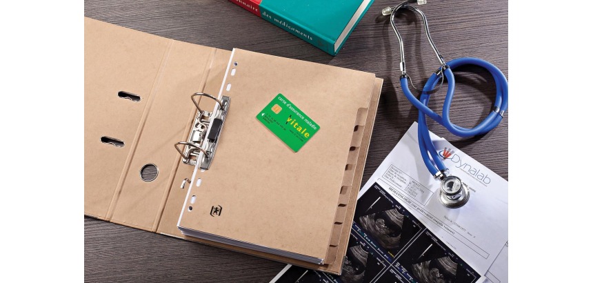 OXFORD Touareg tabbladen, uit karton, ft A4, onbedrukt, 11-gaatsperforatie, 10 tabs