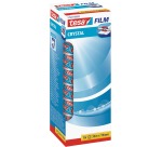 Tesafilm Crystal, ft 33 m x 19 mm, toren met 8 rollen