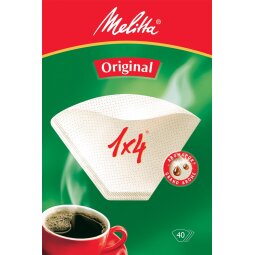 Melitta koffiefilter 1 x 4, pak van 40 stuks