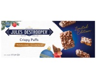 Jules Destrooper gâteaux Crispy Puffs, lait, boîte de 100 grammes