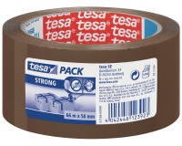 Tesa ruban adhésif d'emballage Strong, ft 50 mm x 66 m, en PP, brun