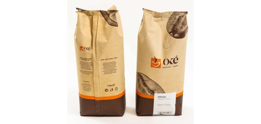 Oké coffee, ground, 1 kg bag, Special