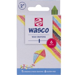 Talens craie à la cire Wasco, boîte de 6 pièces