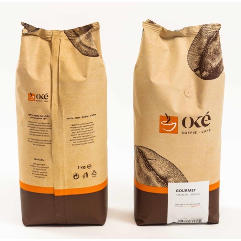 Oké café, moulu, sachet de 1 kg, Gourmet